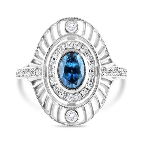 Sholdt 1935 Sapphire Ring - Sholdt Jewelry Design