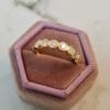 Bezel set diamond band