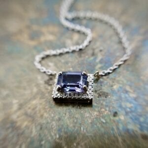 spinel pendant necklace