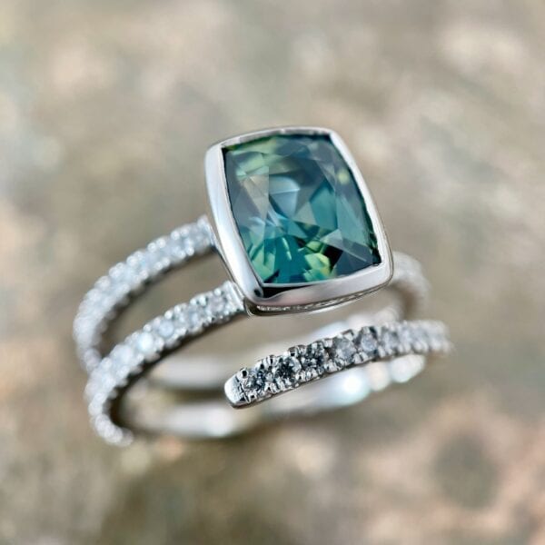 Madagascar Sapphire wrap ring