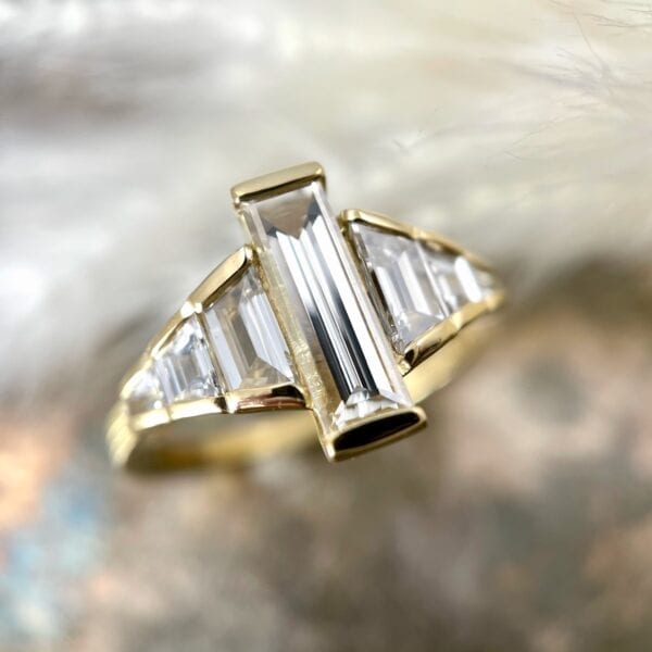 Baguette diamond ring