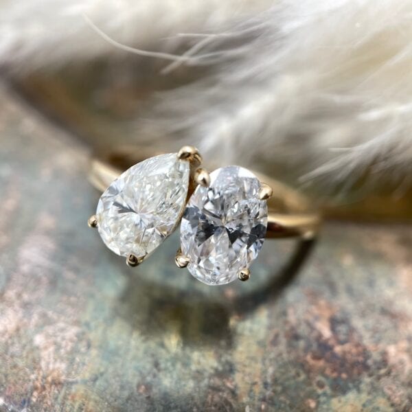 2 stone diamond ring