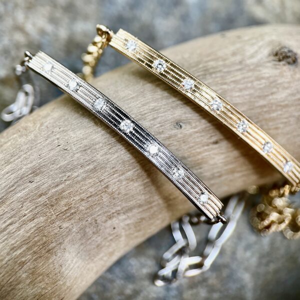 diamond bar bracelets