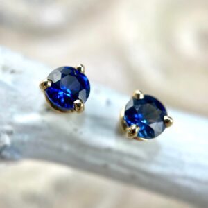 Sapphire Stud Earrings