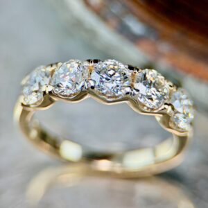 5-stone diamond ring