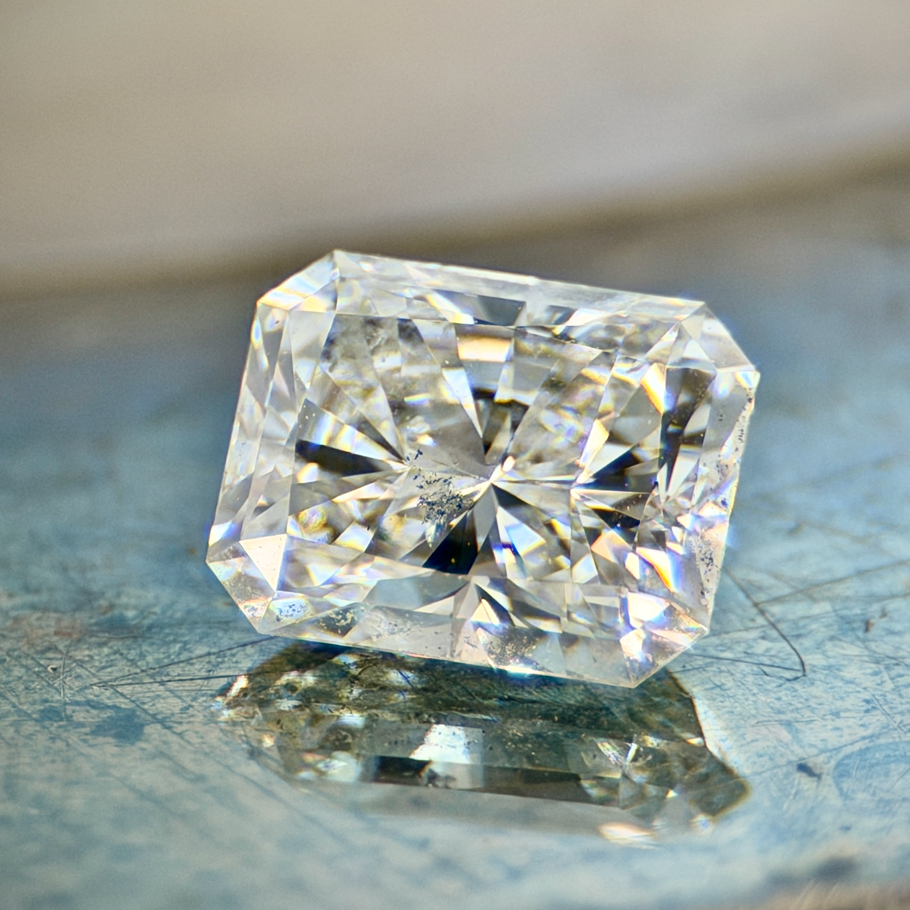 1.3ct Natural Radiant I/Si1 Diamond