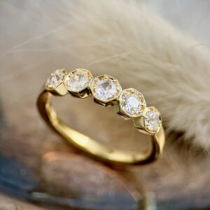 Old European Cut diamond band