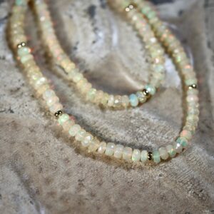 opal strand necklace