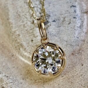 Georgian style diamond pendant