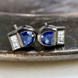 Sapphire Stud Earrings
