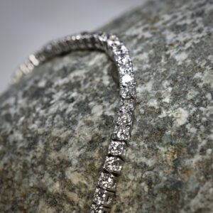 Platinum Tennis Bracelet with Lab Grown Diamonds